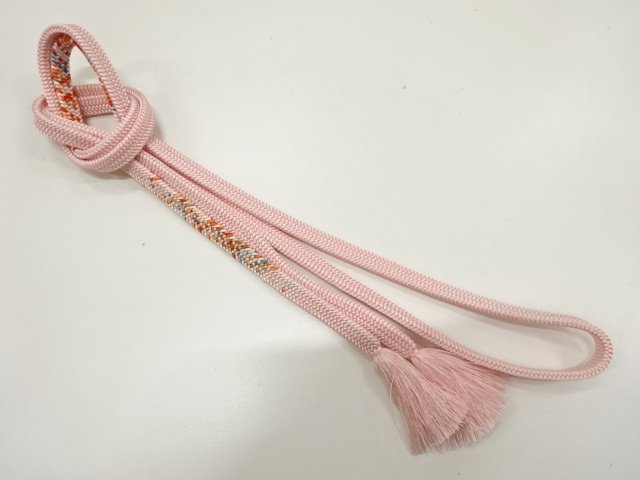 JAPANESE KIMONO / HAND-TIED OBIJIME CORD